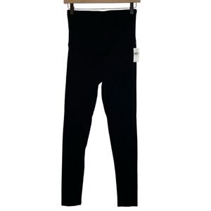 Love by GAP Maternity Leggings Modal Black Full Front Panel Size XS NWT